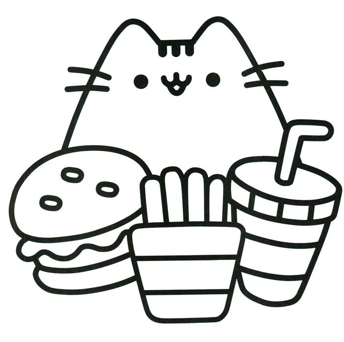 desenho kawaii de comidas fofas