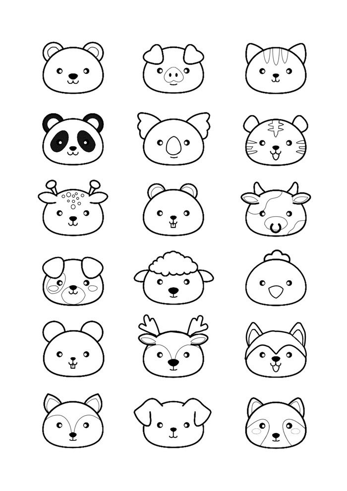 desenho kawaii para colorir 31