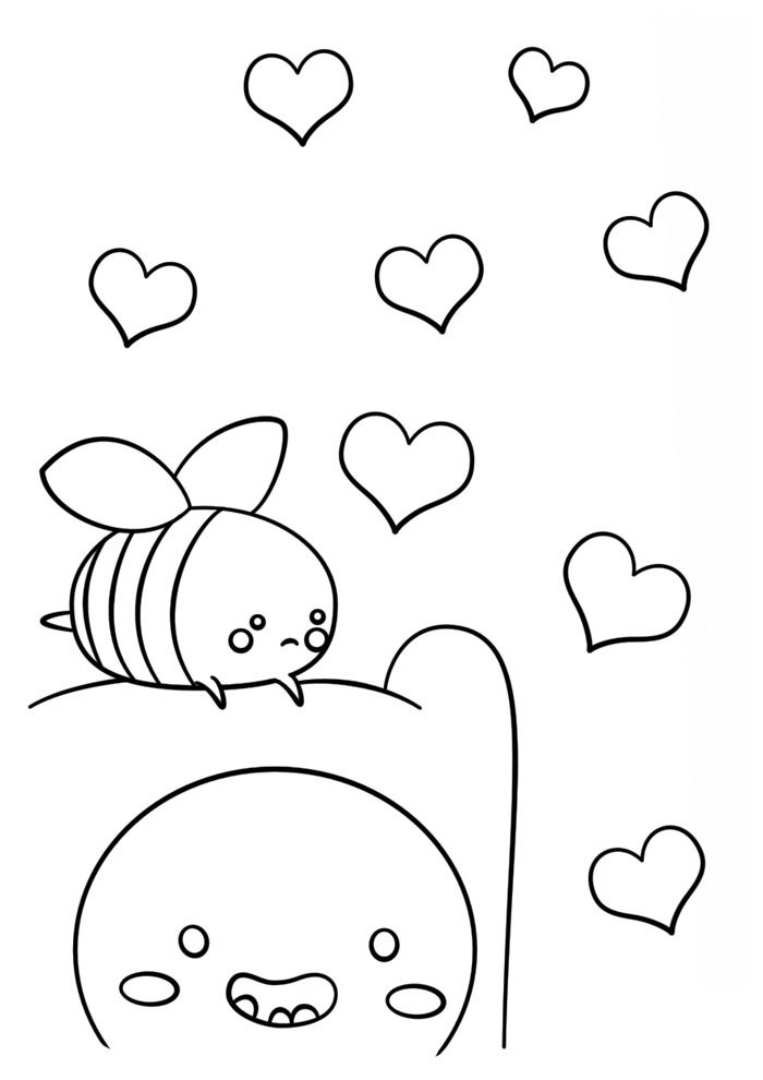 desenho kawaii para colorir 4