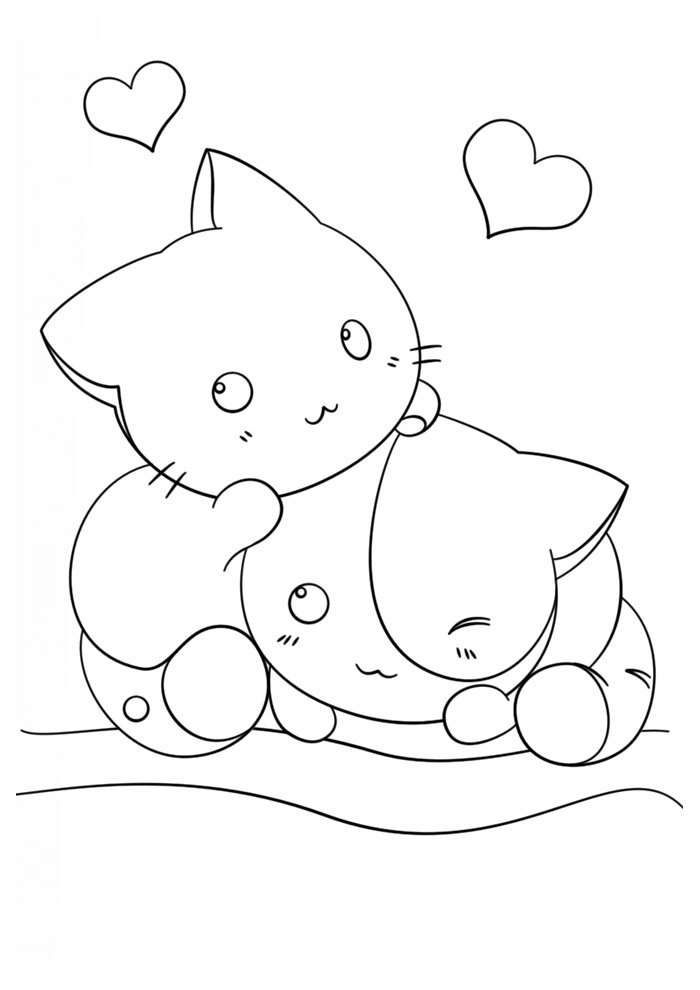desenho kawaii para colorir 5