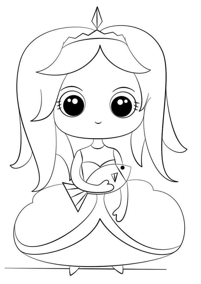 desenho kawaii para colorir 7