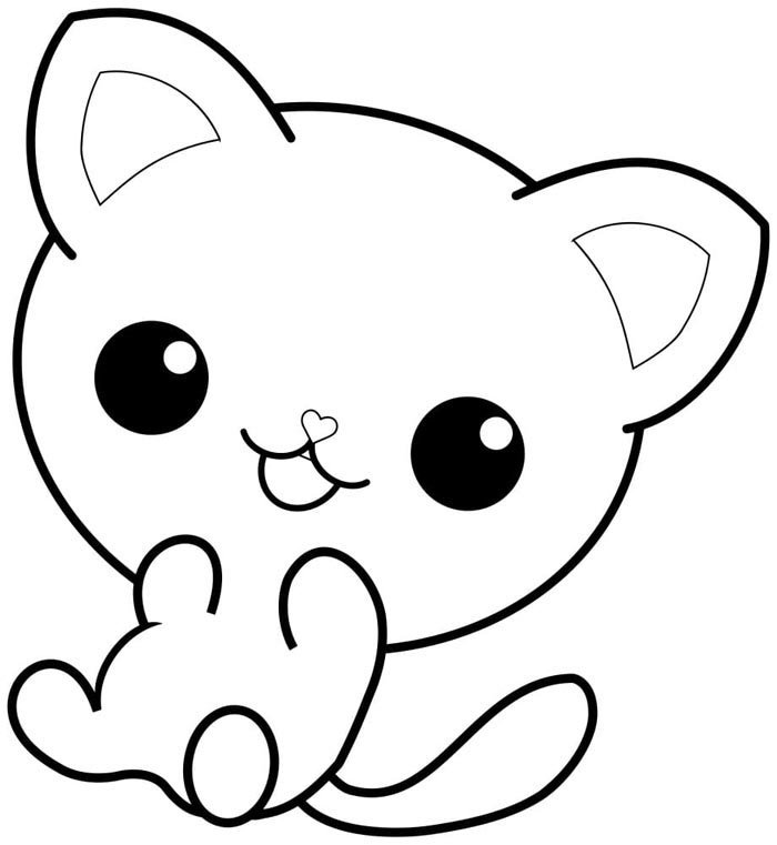 desenho kawaii para colorir e imprimir