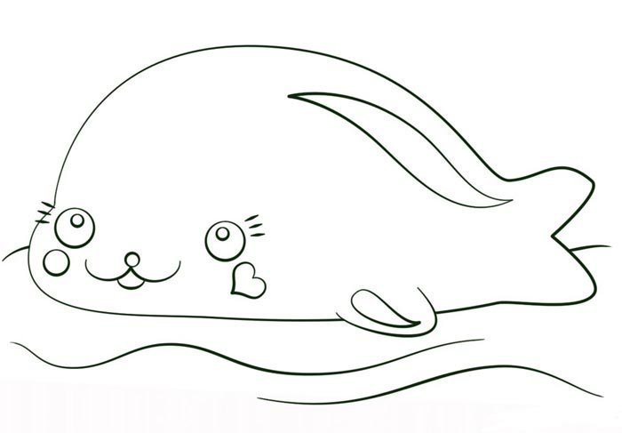 desenho kawaii para imprimir e colorir