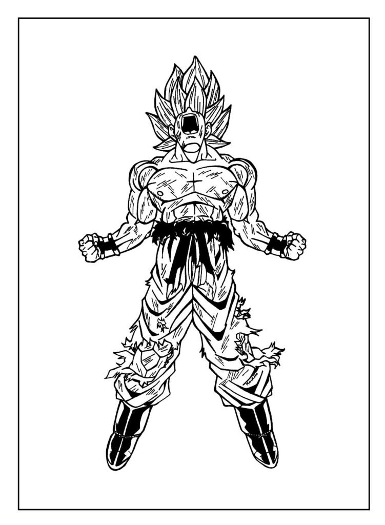 desenho para colorir de goku 9 751x1024 1