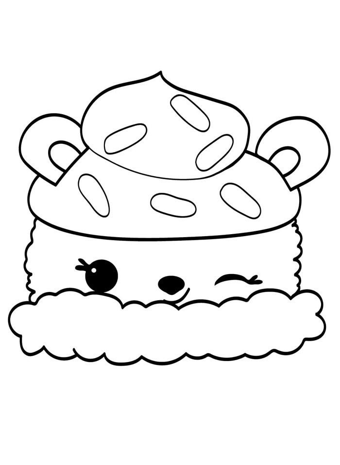 desenho para pintar kawaii