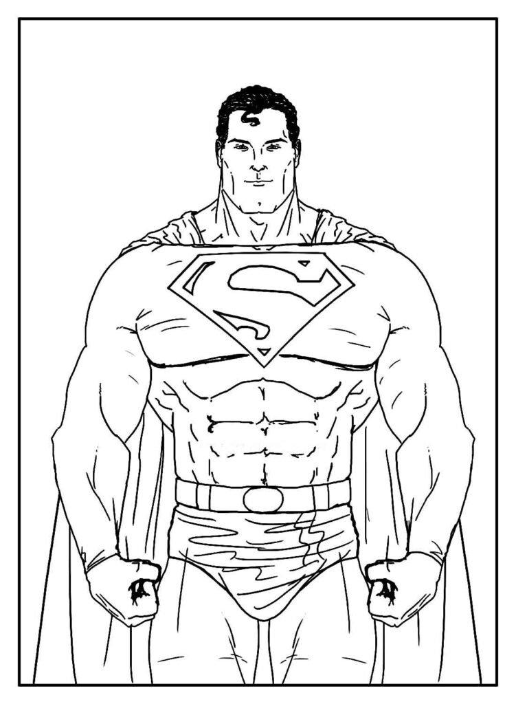 desenhos da liga da justica para colorir 16