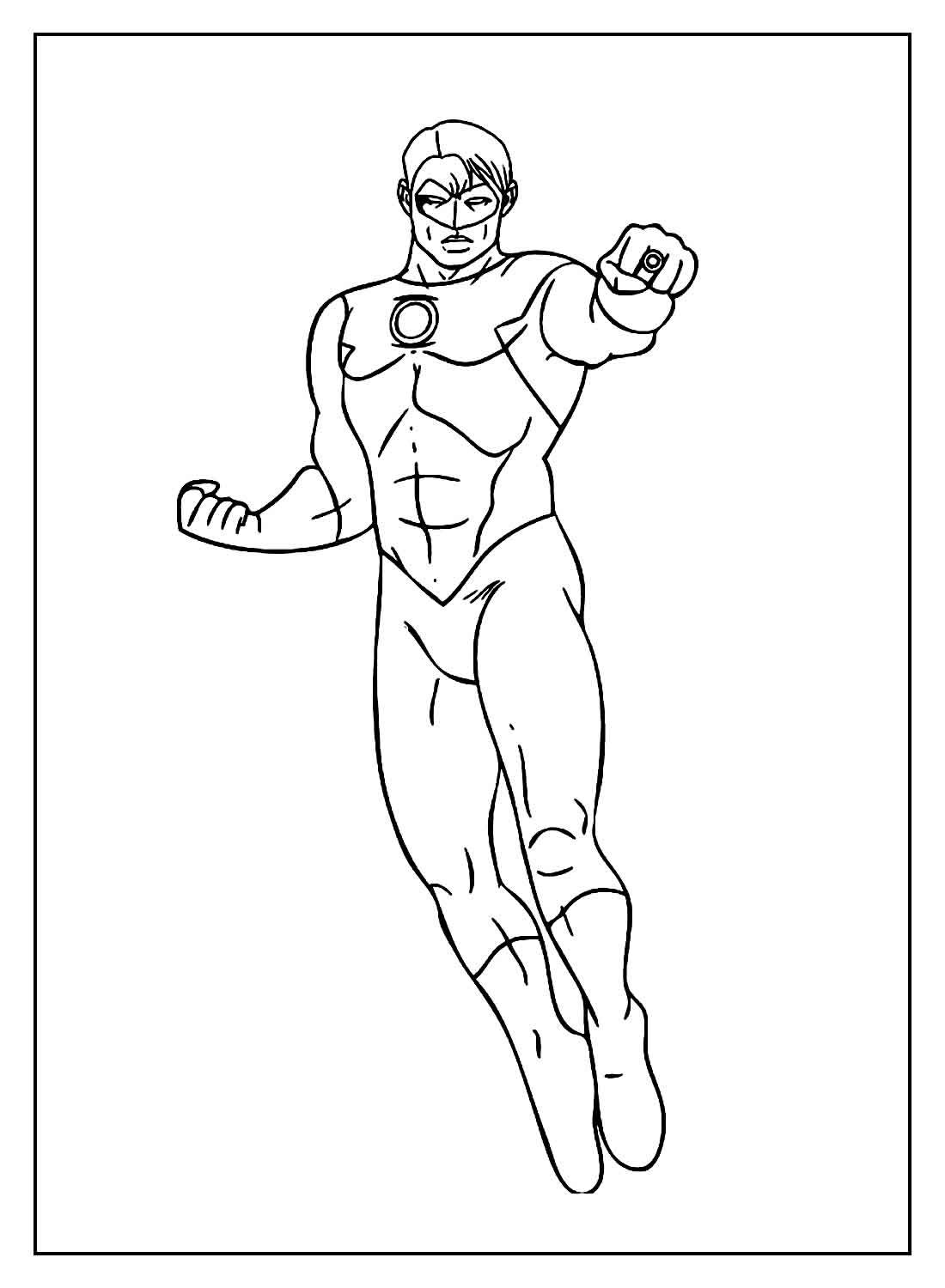 Desenhos da Liga da Justiça para Colorir e Imprimir