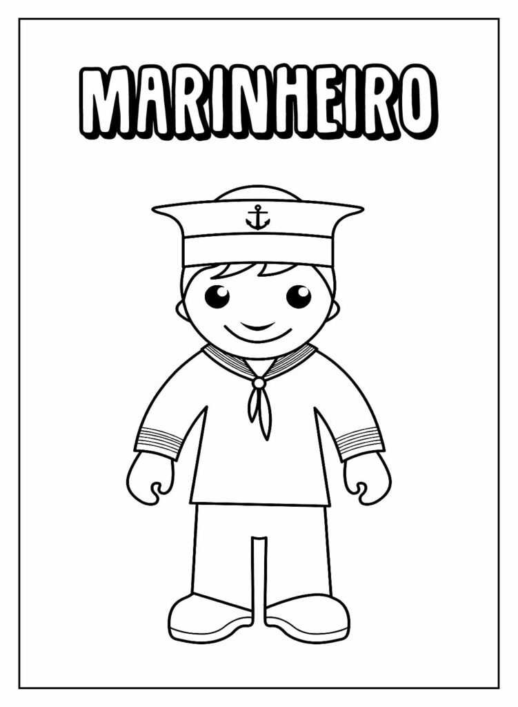 desenhos das profissoes para colorir 6