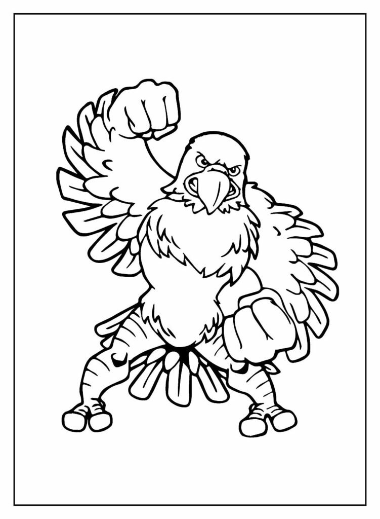 desenhos de aguia para colorir 10