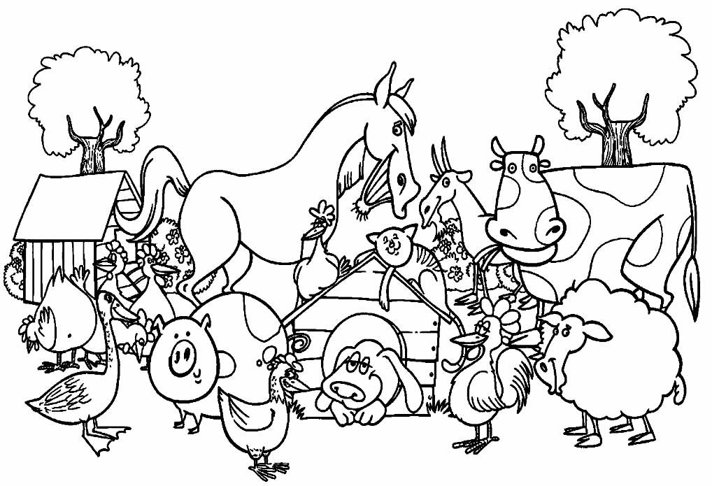 desenhos de animais da fazenda 2