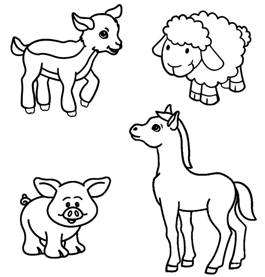 desenhos de animais da fazenda 6 1