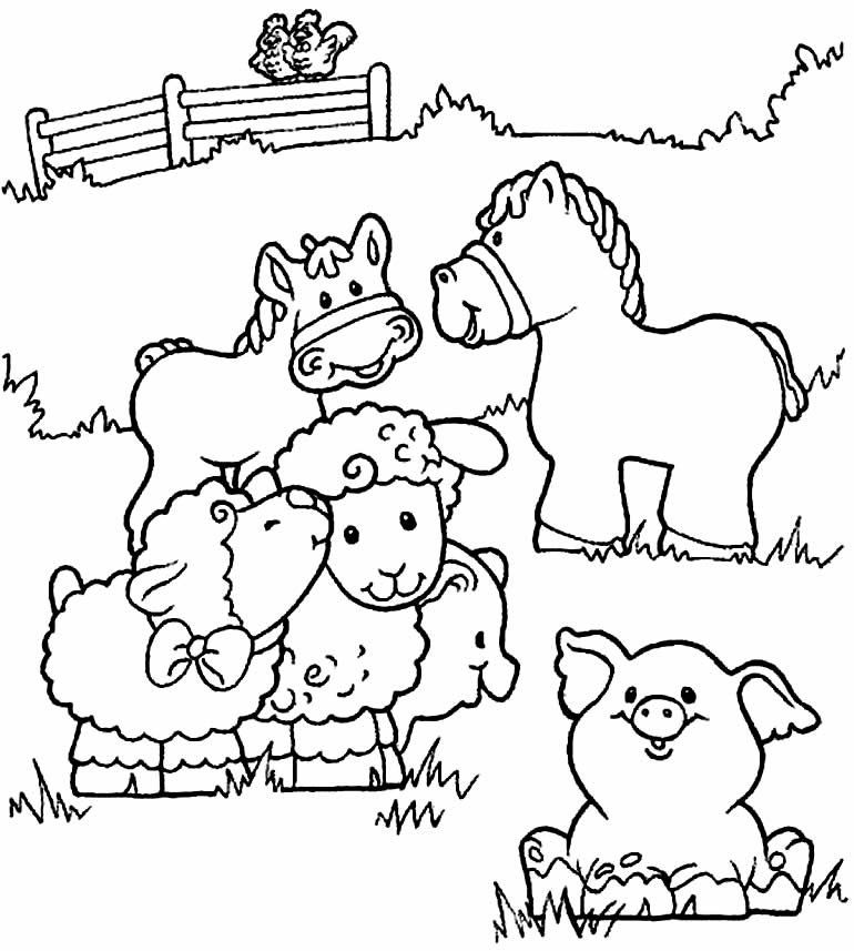 desenhos de animais da fazenda 7 1