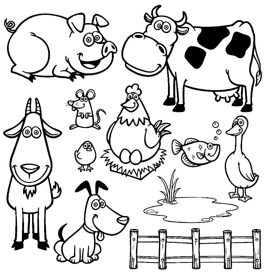 desenhos de animais da fazenda 92 1