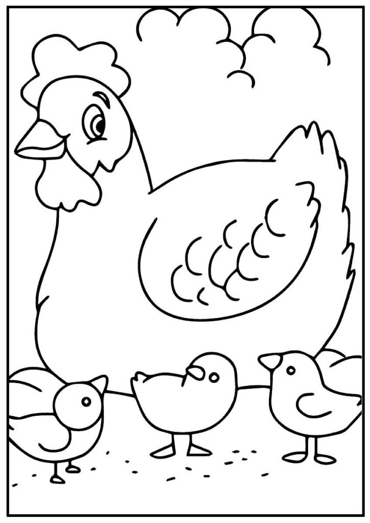 desenhos de animais da fazenda faceis e lindos 3