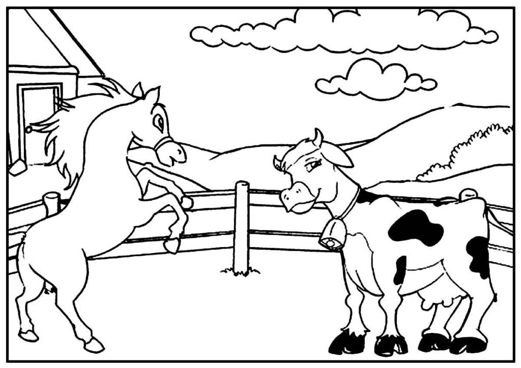 desenhos de animais da fazenda faceis e lindos 9 1
