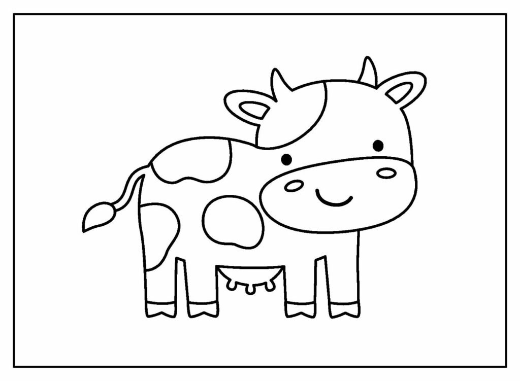 desenhos de animais da fazenda para colorir 26