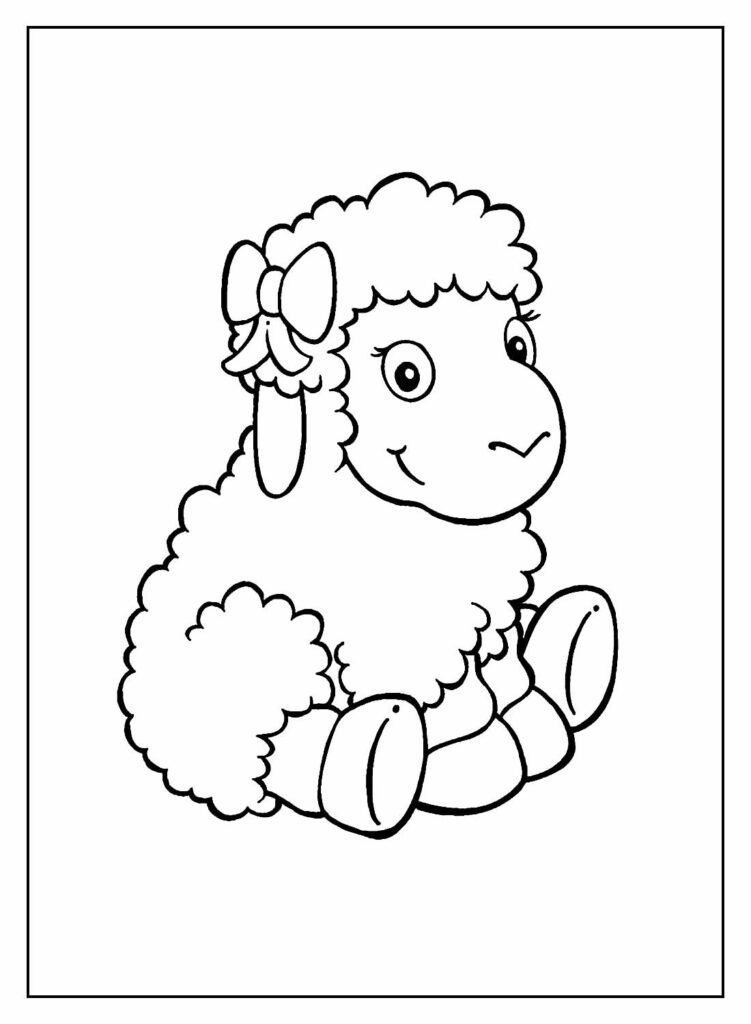 desenhos de animais da fazenda para colorir 32