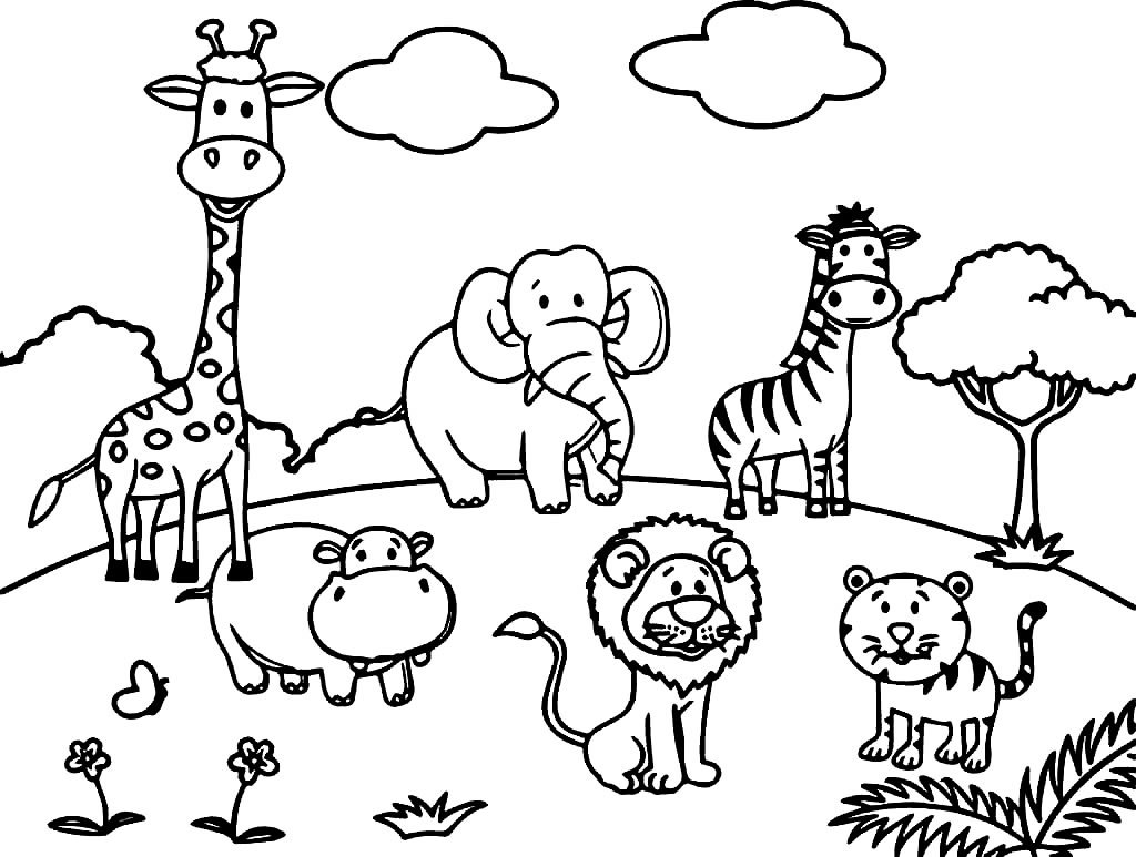 desenhos de animais para colorir 4 1