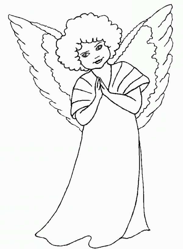 desenhos de anjinhos para colorir 200