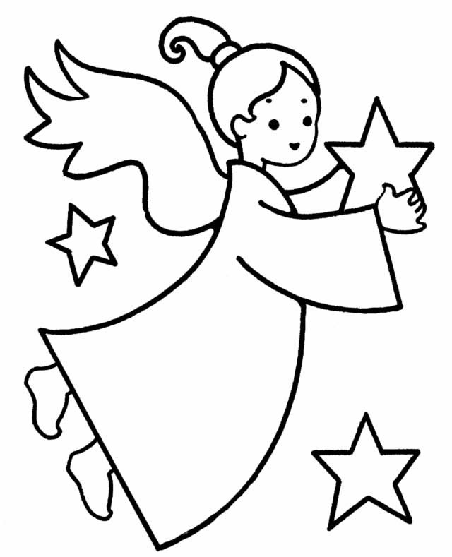 desenhos de anjinhos para colorir 300