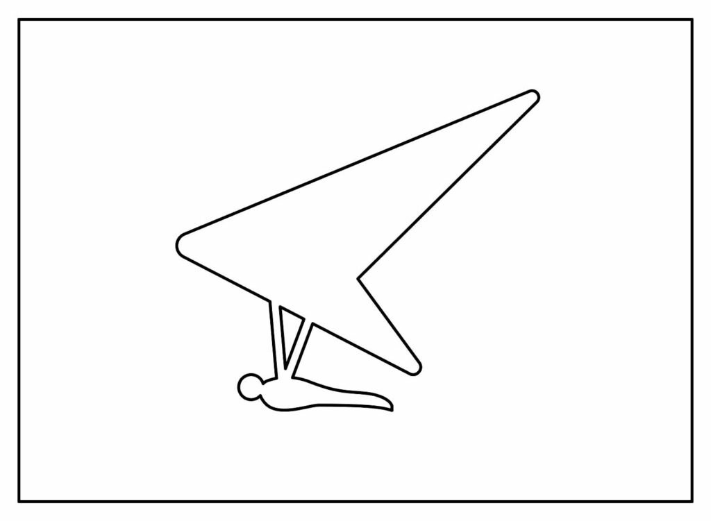 desenhos de asa delta para colorir 18