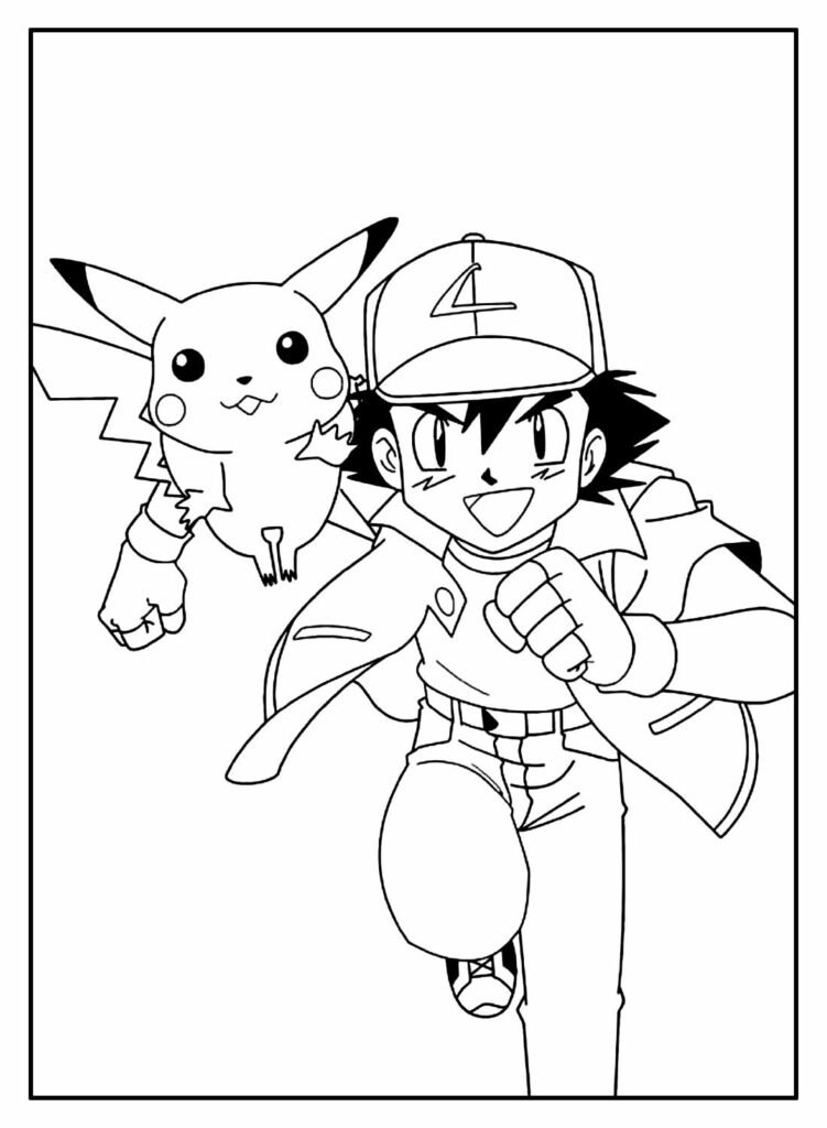 desenhos de ash para colorir 14 751x1024 1