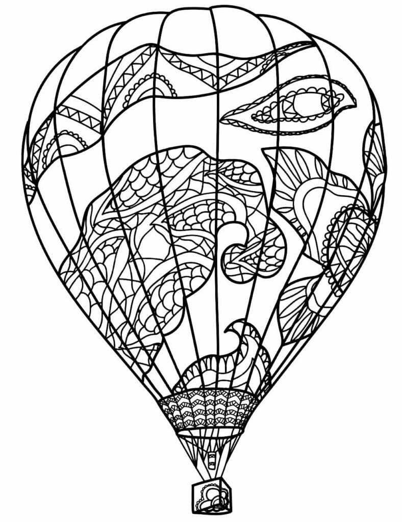 desenhos de balao para colorir 22 desenhos de balao para colorir 22