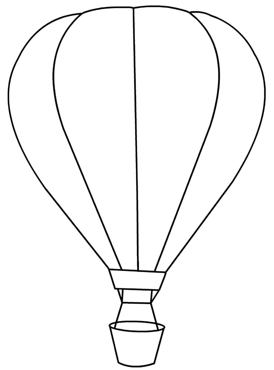 Desenhos de Balão para Colorir e Imprimir