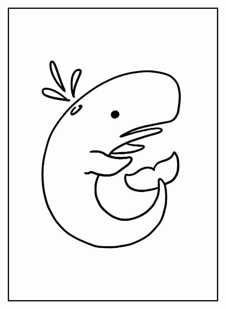 desenhos de baleia para colorir 13