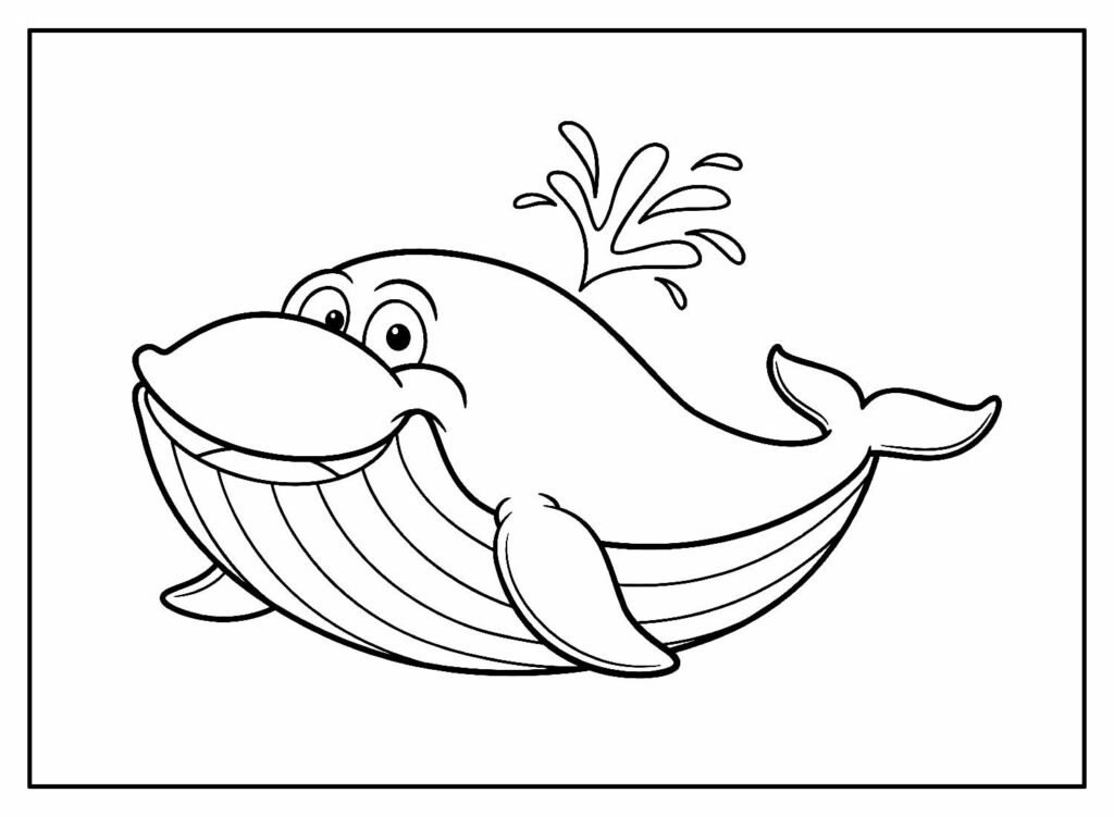 desenhos de baleia para colorir 7