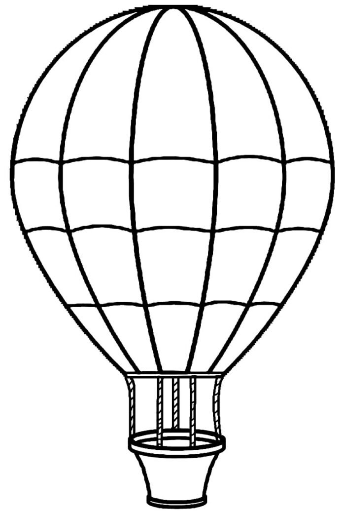 Desenhos de Balão para Colorir e Imprimir