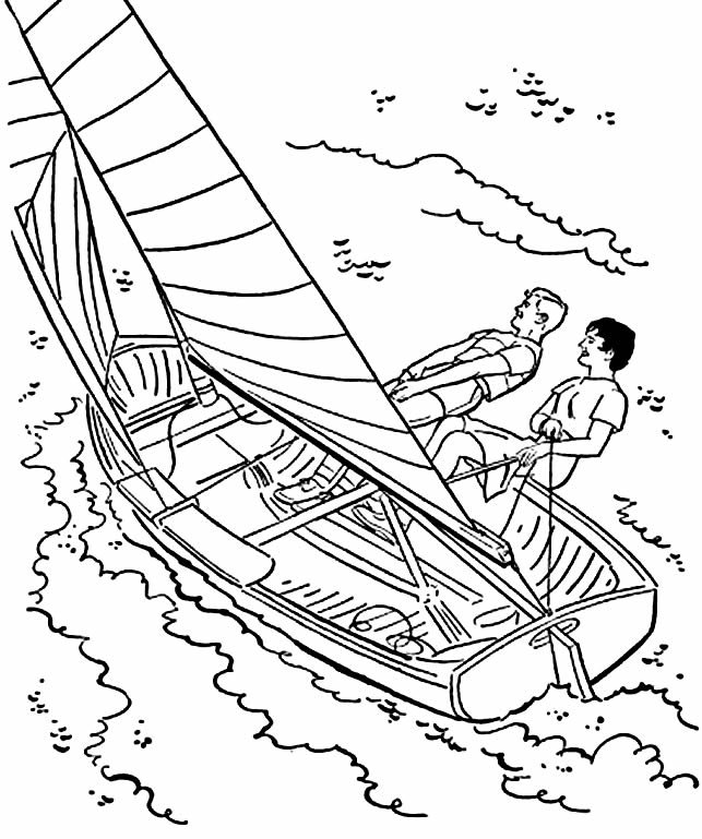 desenhos de barco e navio para colorir 5