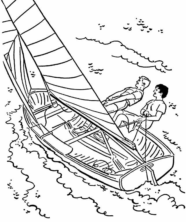 desenhos de barco e navio para colorir 5