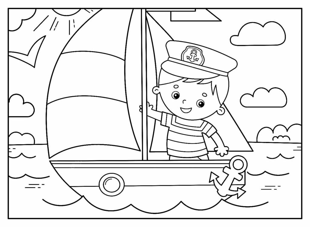 desenhos de barcos para colorir 26