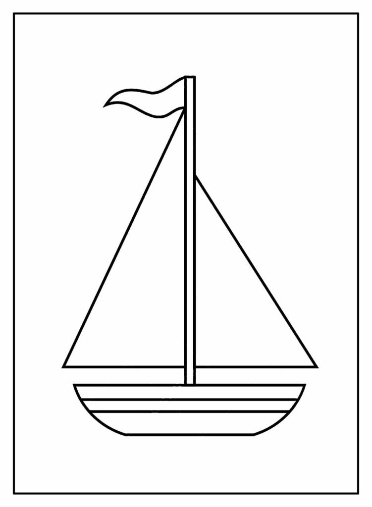 desenhos de barcos para colorir 3