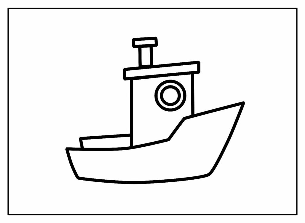 desenhos de barcos para colorir 4