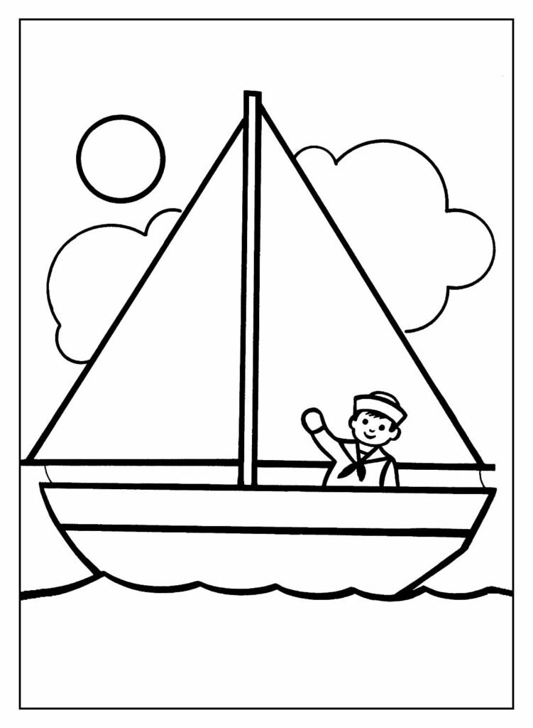 desenhos de barcos para colorir 6