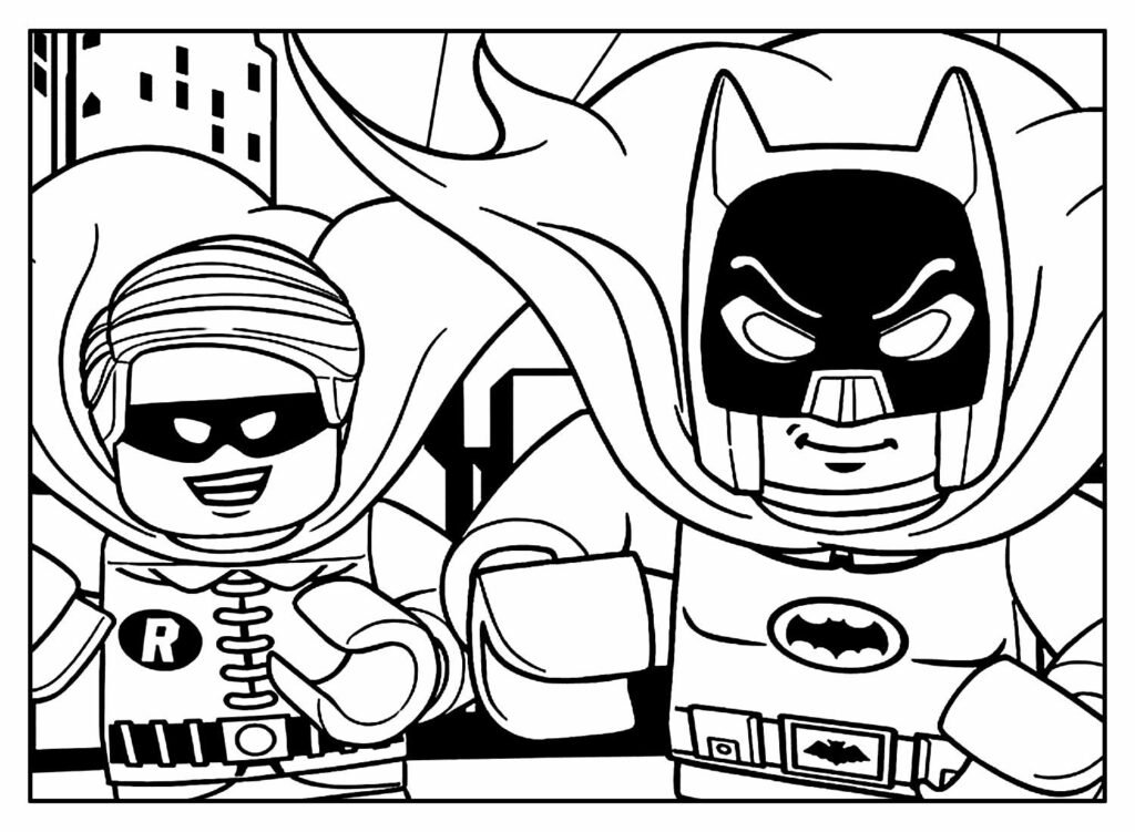 desenhos de batman e robin para colorir 7