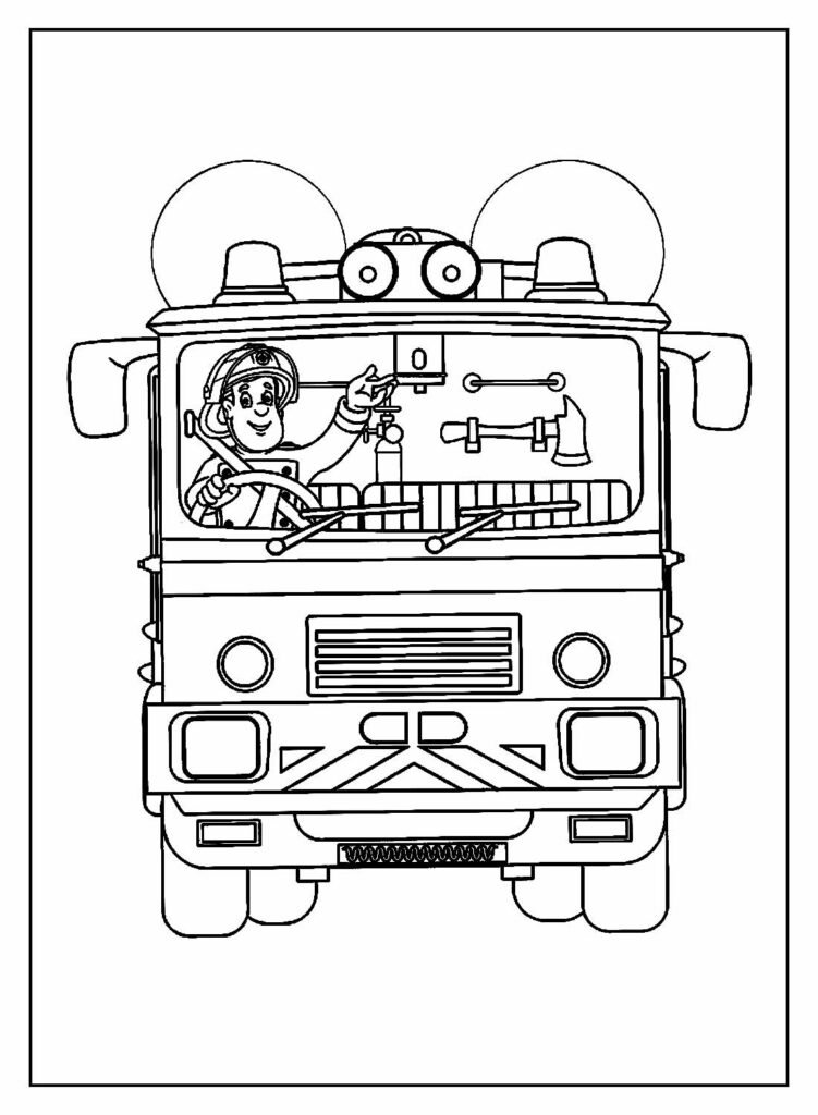 desenhos de bombeiro para colorir 18
