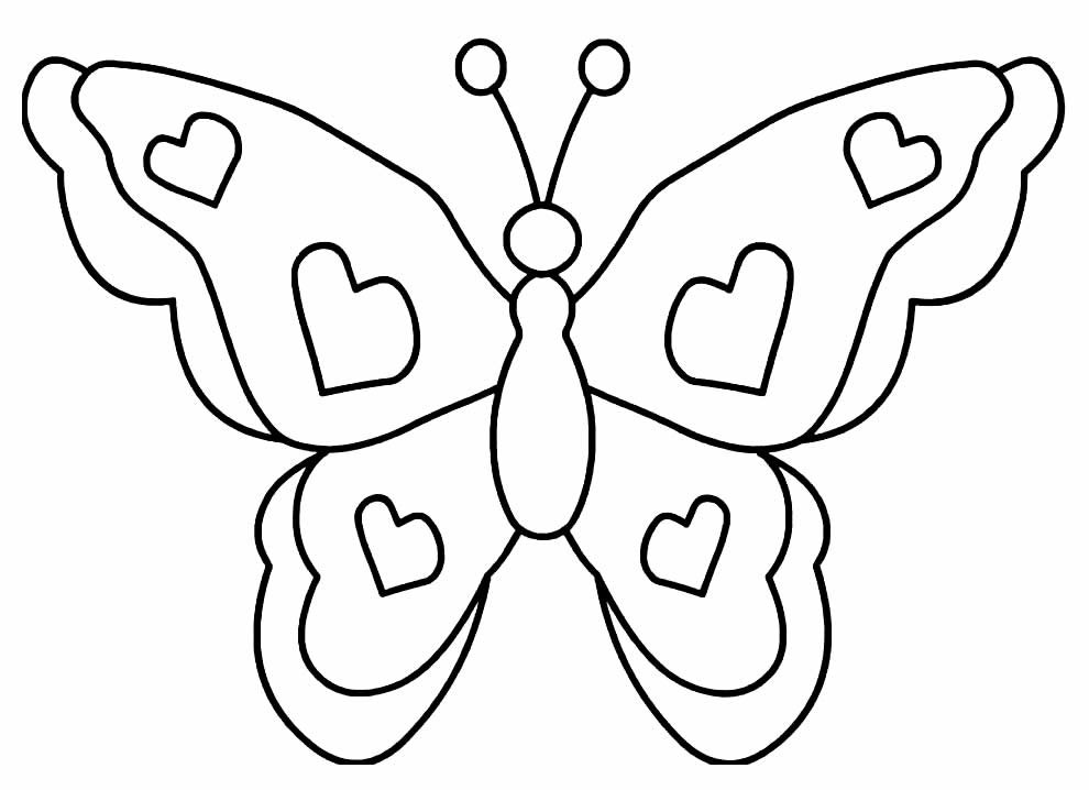 desenhos de borboletas para pintar e colorir 21