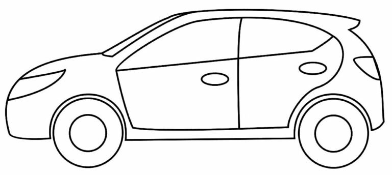 Desenhos de Carrinhos para Colorir e Imprimir
