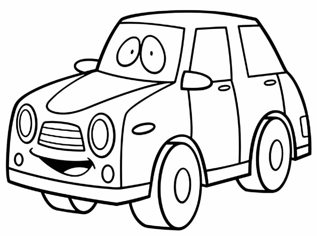 Desenhos de Carrinhos para Colorir e Imprimir