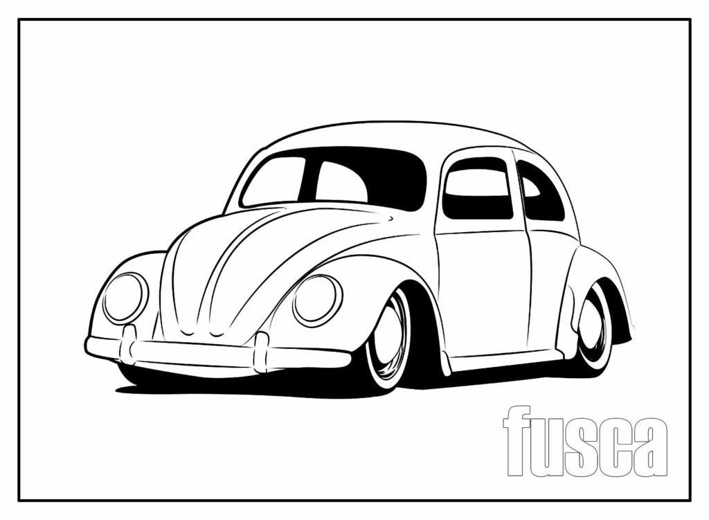 desenhos de carros com nomes para colorir 3