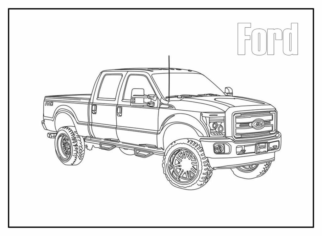 desenhos de carros com nomes para colorir 7