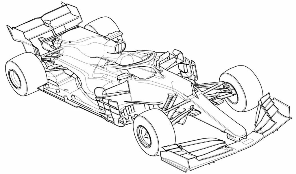 desenhos de carros de corrida 21