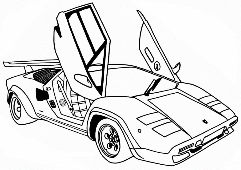 desenhos de carros de corrida 8