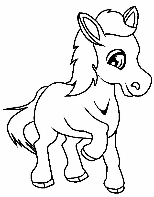 desenhos de cavalo para colorir 4