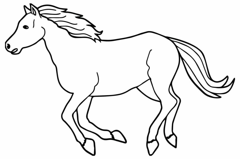 desenhos de cavalo para pintar 2 1