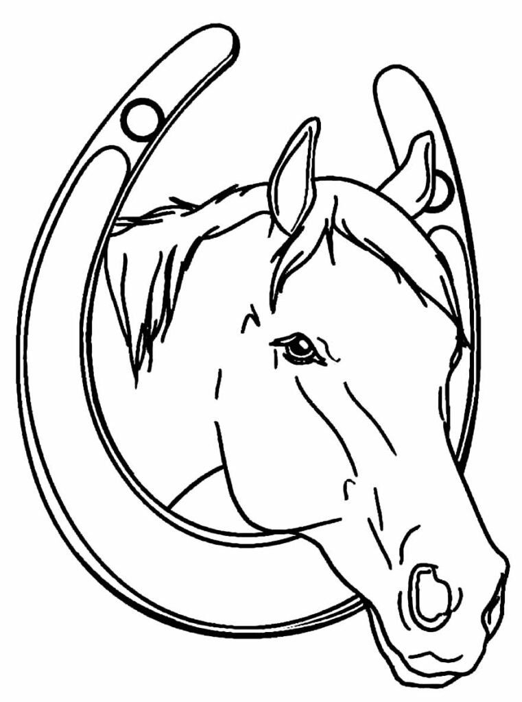 desenhos de cavalo para pintar 3 1