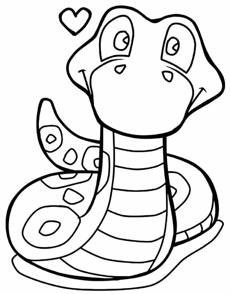 50+ Desenhos de Cobra para colorir - Pop Lembrancinhas